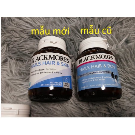 Viên uống Blackmores nail hair and skin giúp đẹp da tóc móng 60 viên của Úc