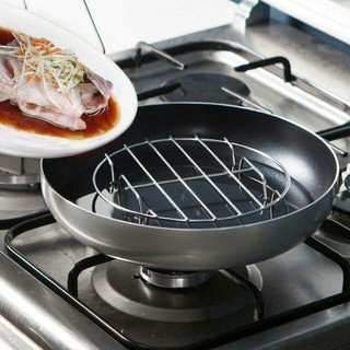 Vỉ hấp thức ăn bằng inox 4 chân (19cm)