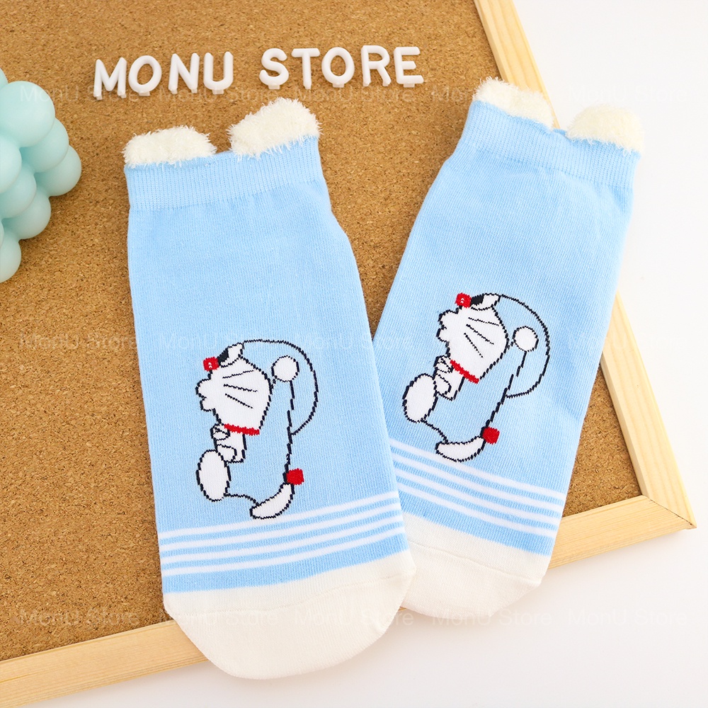 Tất vớ cổ thấp có tai DORAEMON DOREMON dễ thương cute TooYoo BK00151