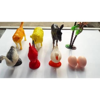 Bộ đồ chơi các con thú bằng nhựa cho bé