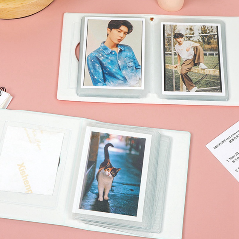 Album Ảnh 3Inch Mặt Dây Chuyền Hình Thần Tượng Chống Nước Chống Bụi Dùng Trưng Bày Thẻ