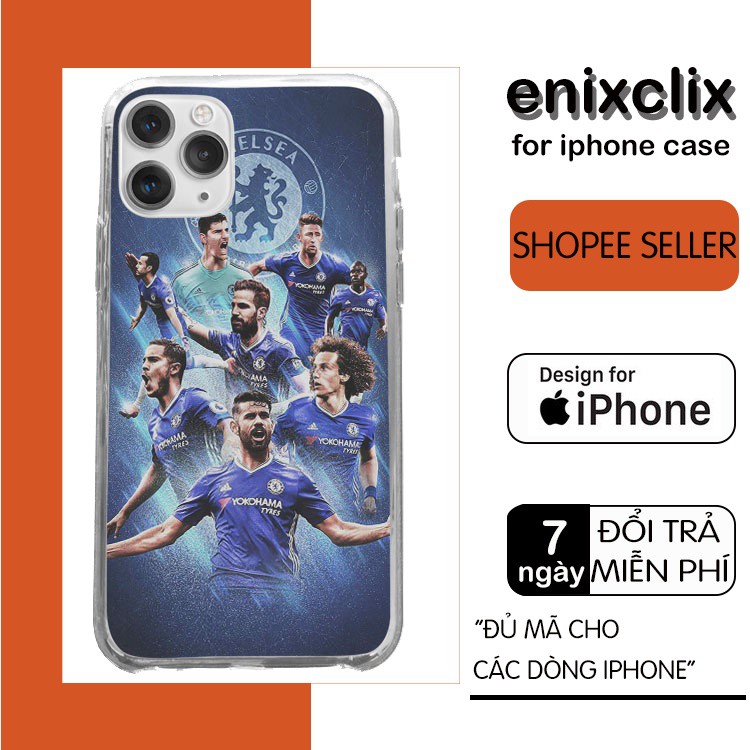 Ốp Iphone đội hình chelsea mạnh mẽ cho iphone 5 - iphone 13 CLS20210086
