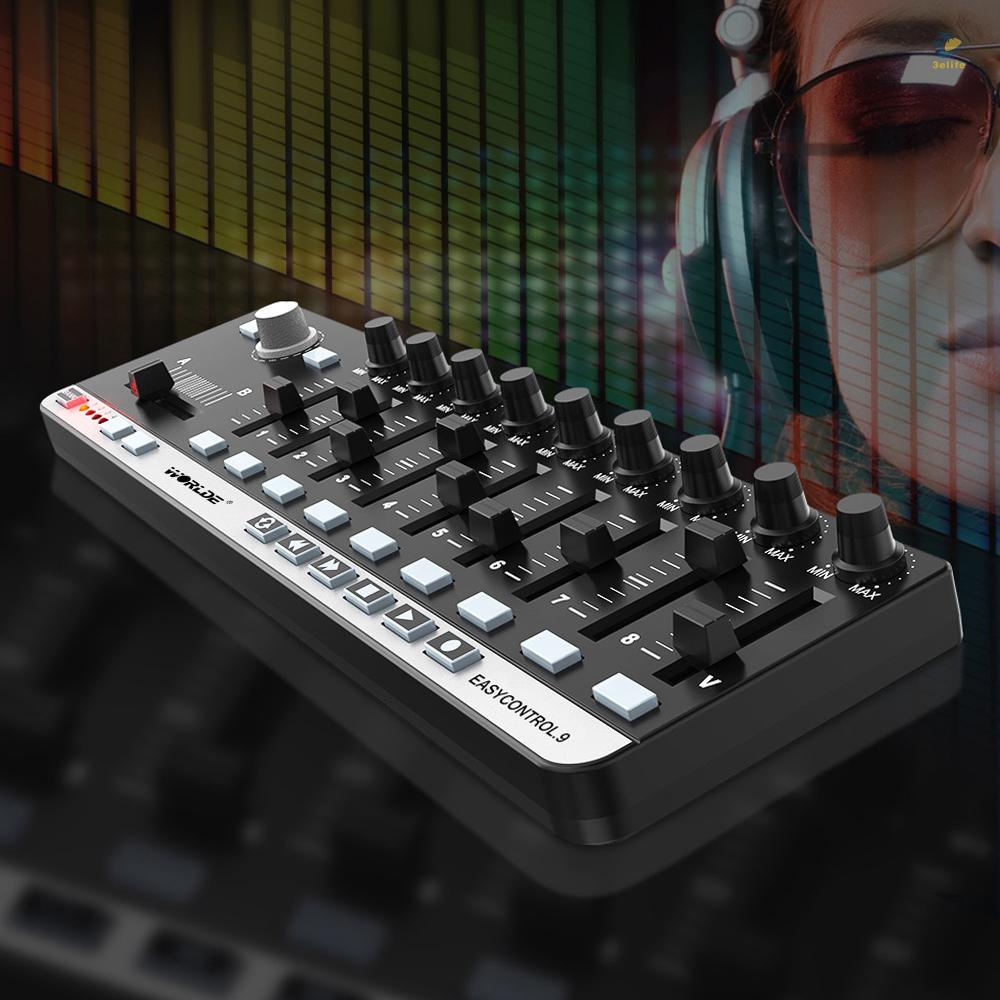 Bộ Điều Khiển MIDI 9 USB Mini Cầm Tay EasyControl.9