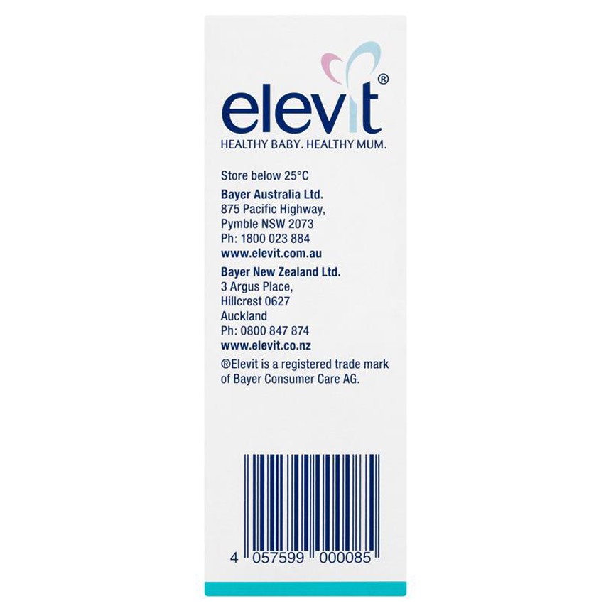 Viên Uống Bổ Sung Vitamin Tổng Hợp Elevit Sau Sinh Hộp 60 Viên Elevit Breastfeeding Multivitamin