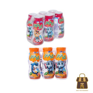 Lốc 6 chai sữa chua uống susu iq 80ml 2 vị