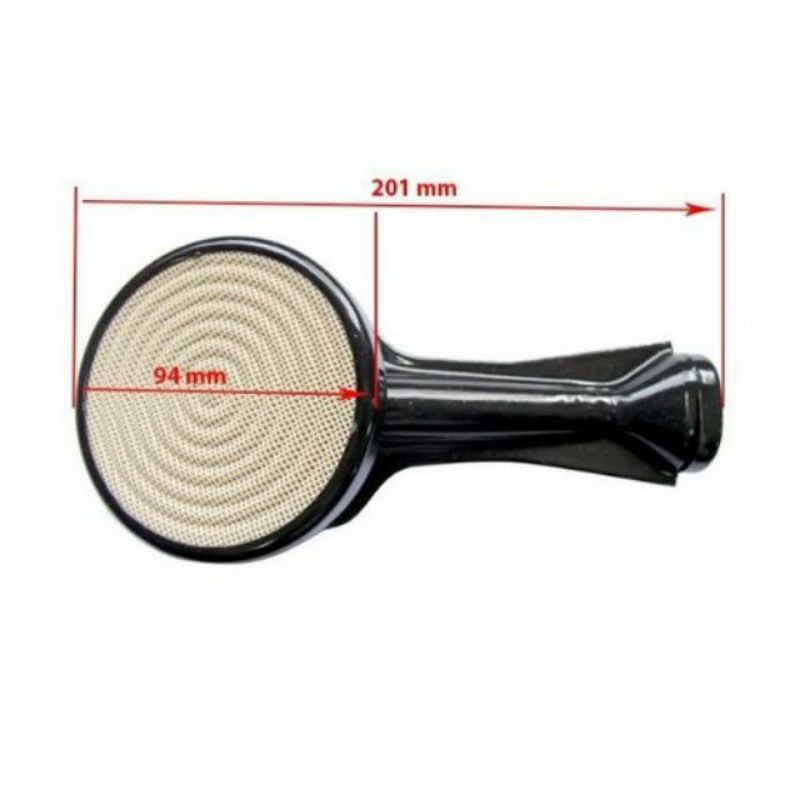 Bộ họng / đầu đốt bếp ga hồng ngoại tráng men sơn tíc điện đường kính 9,4cm