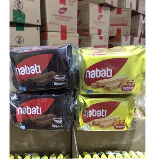 Bánh Kem Xốp Nabati Siêu Ngon - Lốc 10 Gói 20gr - 2 Vị Phô Mai - Socola [SALE SỐC]
