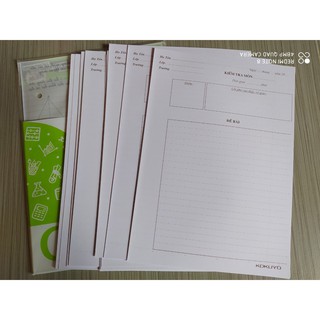 Giấy kiểm tra có chấm Campus(25 tờ đôi)