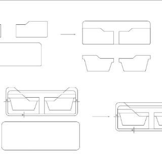 Mẫu rập ví nam acrylic wallet pattern