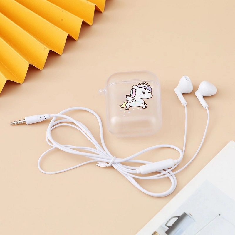 Tai Nghe Nhét Chụp Chup Tai 3.5mm Có Dây Có Mic