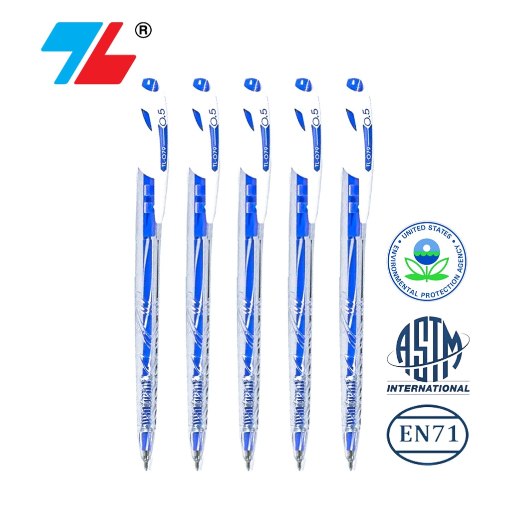 ( 1 Hộp 20 Cây ) Bút Bi TL079 Ngòi 0.5mm Thiên Long Camshop