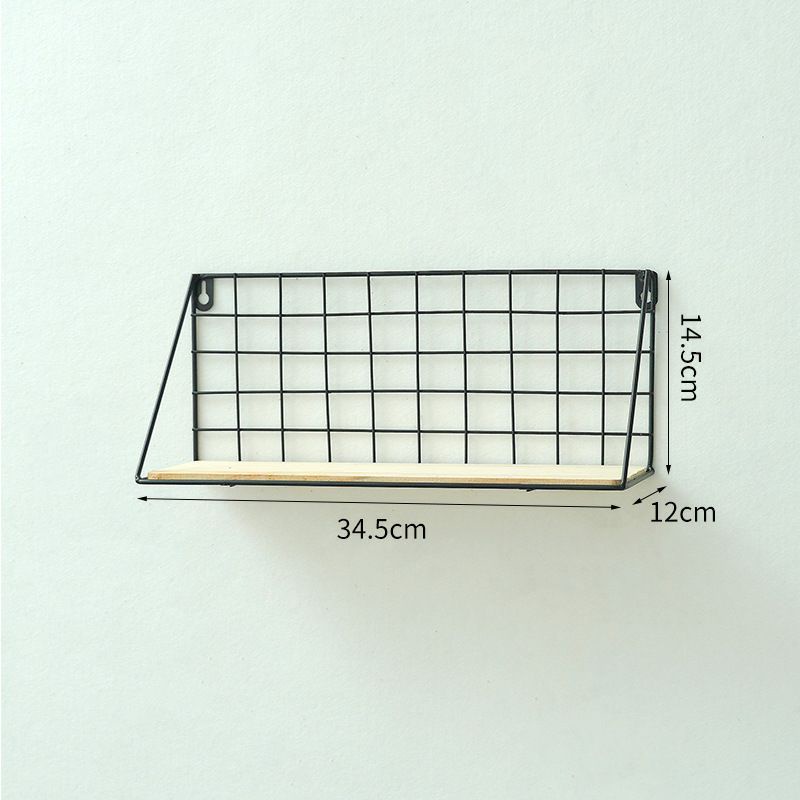 Kệ Sắt Đáy Gỗ Treo Tường Để Đồ Đa Năng, Kệ Đựng Đồ Trang Trí Nhà Cửa Phòng Khách, Phòng Ngủ, Nhà Bếp Thiết Kế Thông Minh