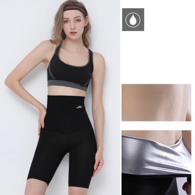 Quần Giảm mỡ bụng ra mồ hôi, Quần Tan Mỡ dáng Lửng - Đùi - Mbra94 | BigBuy360 - bigbuy360.vn