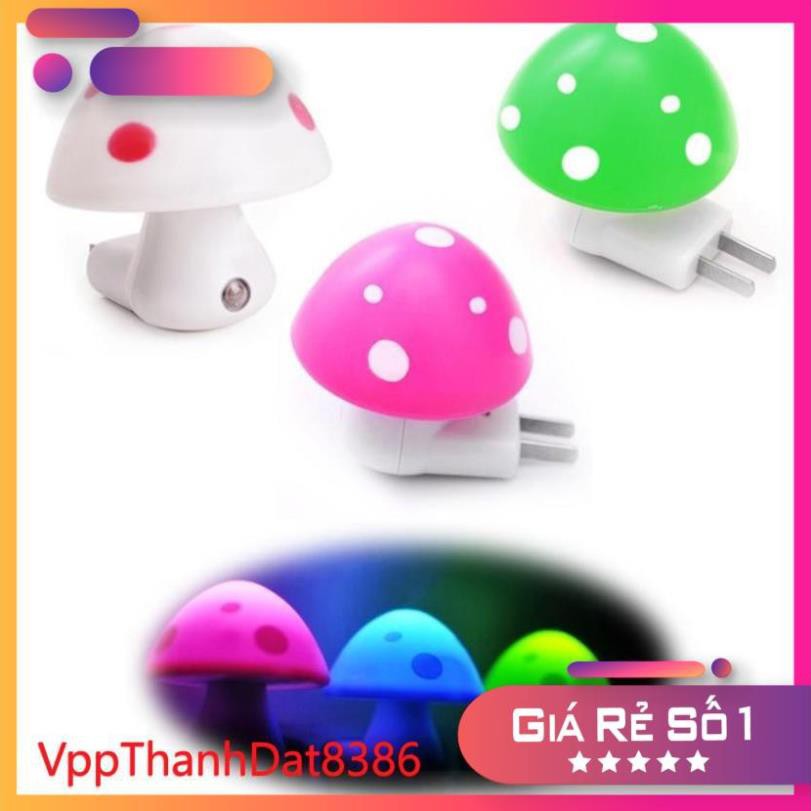 (Sale) đèn ngủ cảm ứng hình cây nấm