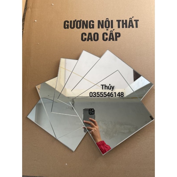 Gương dán tường❌𝐇𝐚̀𝐧𝐠 𝐜𝐨́ 𝐬𝐚̆̃𝐧 ❌gương soi toàn thân dán tủ quần áo KT 20x20cm