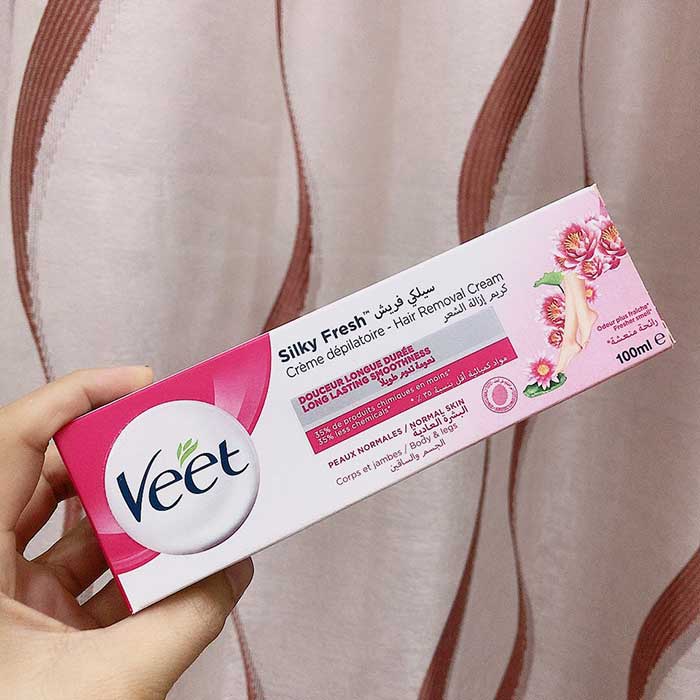 Kem Tẩy Lông Veet Pháp Thơm Mát Tự Nhiên Hair Removal Cream 100ml - Khongcoson