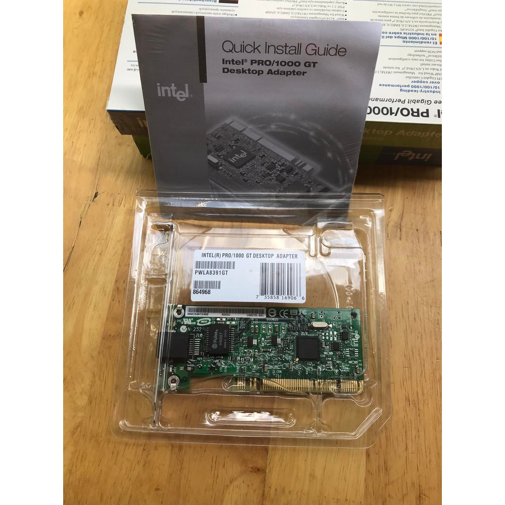 Card mạng Intel Pro/1000 GT PWLA8391GT
