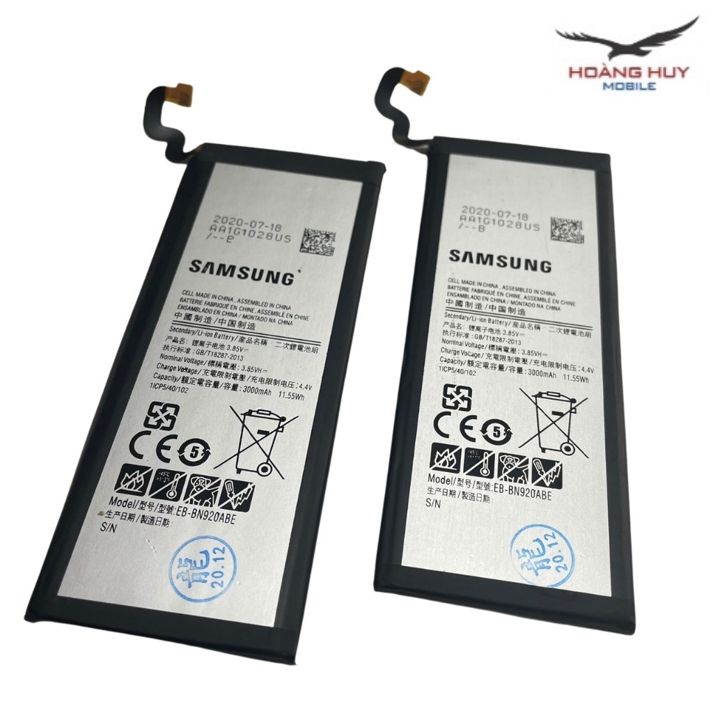 Pin Samsung Galaxy Note 5 / EB-BN920ABE Dung Lượng 3000mAh Hàng Zin Nhập Khẩu Bảo Hành 6 Tháng 1 Đổi 1