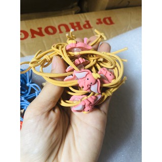 [Freeship từ 50k] 1 dây cột tóc hình voi con dễ thương