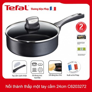 Nồi lẻ cán dài tefal expertise có nắp 24cm c6203272