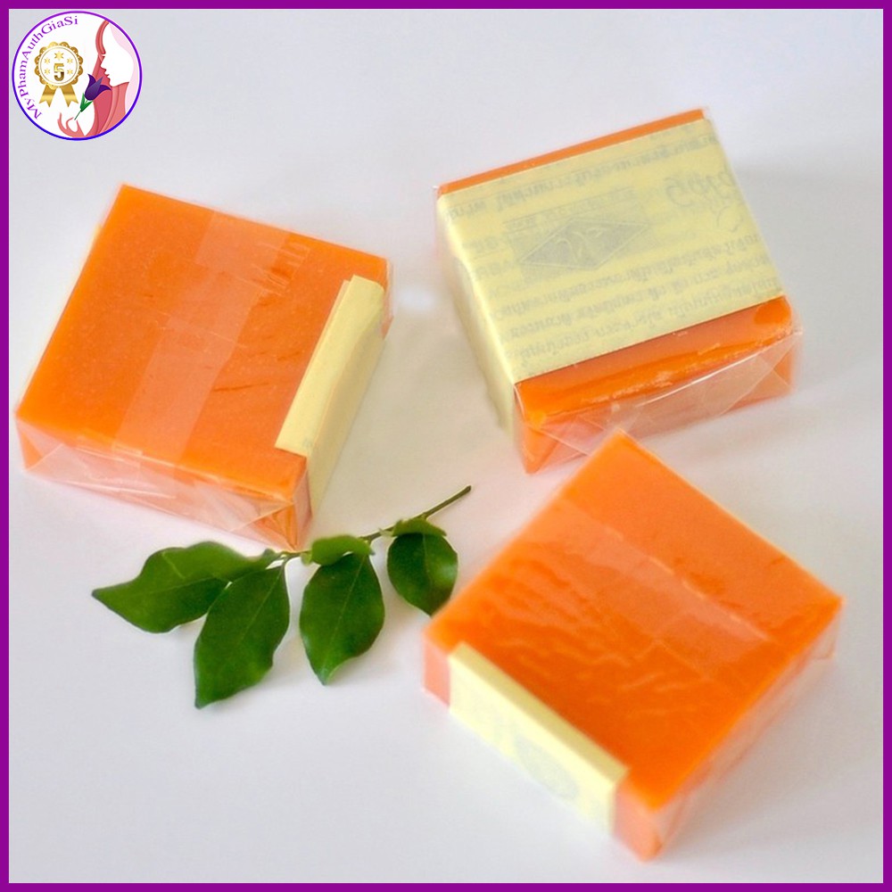 Xà phòng cam nghệ orange natural soap thái lan