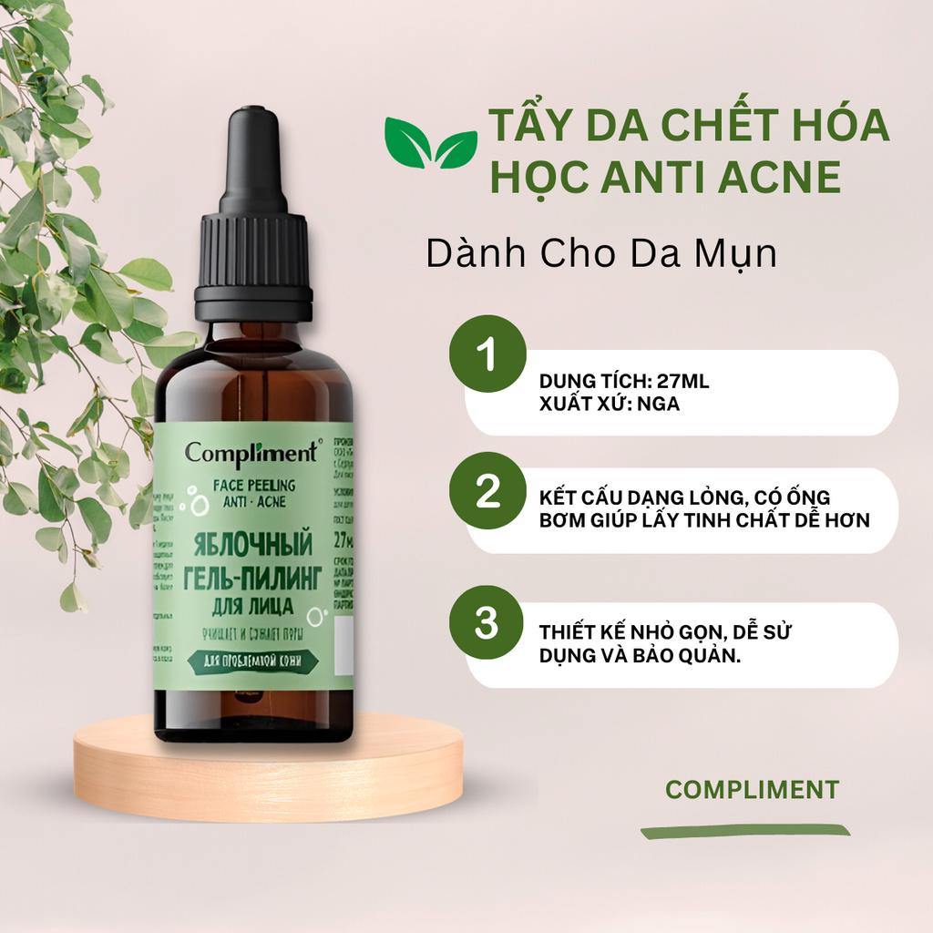 Tẩy Da Chết Hoá Học Peel Da Compliment Anti Acne Làm Sạch Và Sáng Da 27ml
