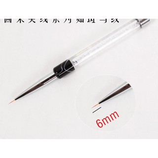 Cọ nét cán đá cao cấp 3 sizes (5mm; 9mm; 11mm) - Cọ vẽ nail chuyên dụng (lẻ chiếc)