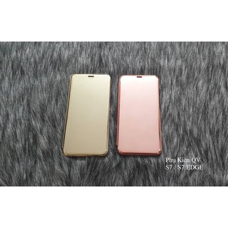 Bao da clear view cover standing samsung s7 edge / s7
