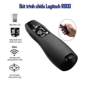 Bút trình chiếu Logitech R800 giá rẻ chính hãng khoảng cách hoạt động 30m