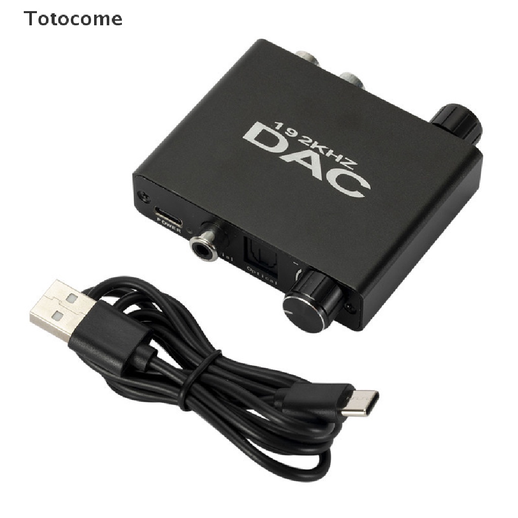 Totocome 192KHz DAC Digital to Analog Audio Converter for PS3 PS4 DVD Home Cinema VN