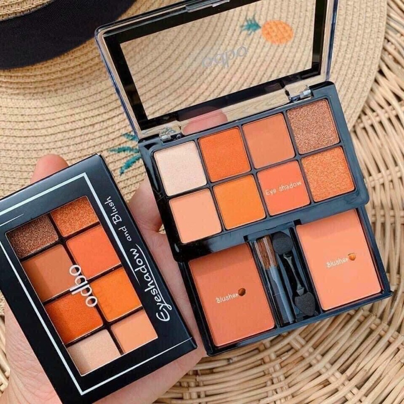 Set Phấn Mắt & Má Hồng Odbo Eyeshadow and Blush 8 Ô Thái Lan