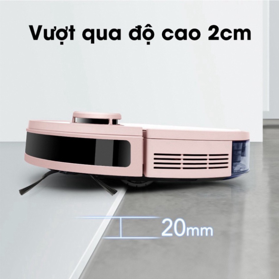 Robot Hút Bụi Thông Minh ECOVACS DEEBOT N8 - Khử Khuẩn An Toàn - Hàng Chính Hãng, Nguyên Seal [ App sử dụng tiếng việt ]