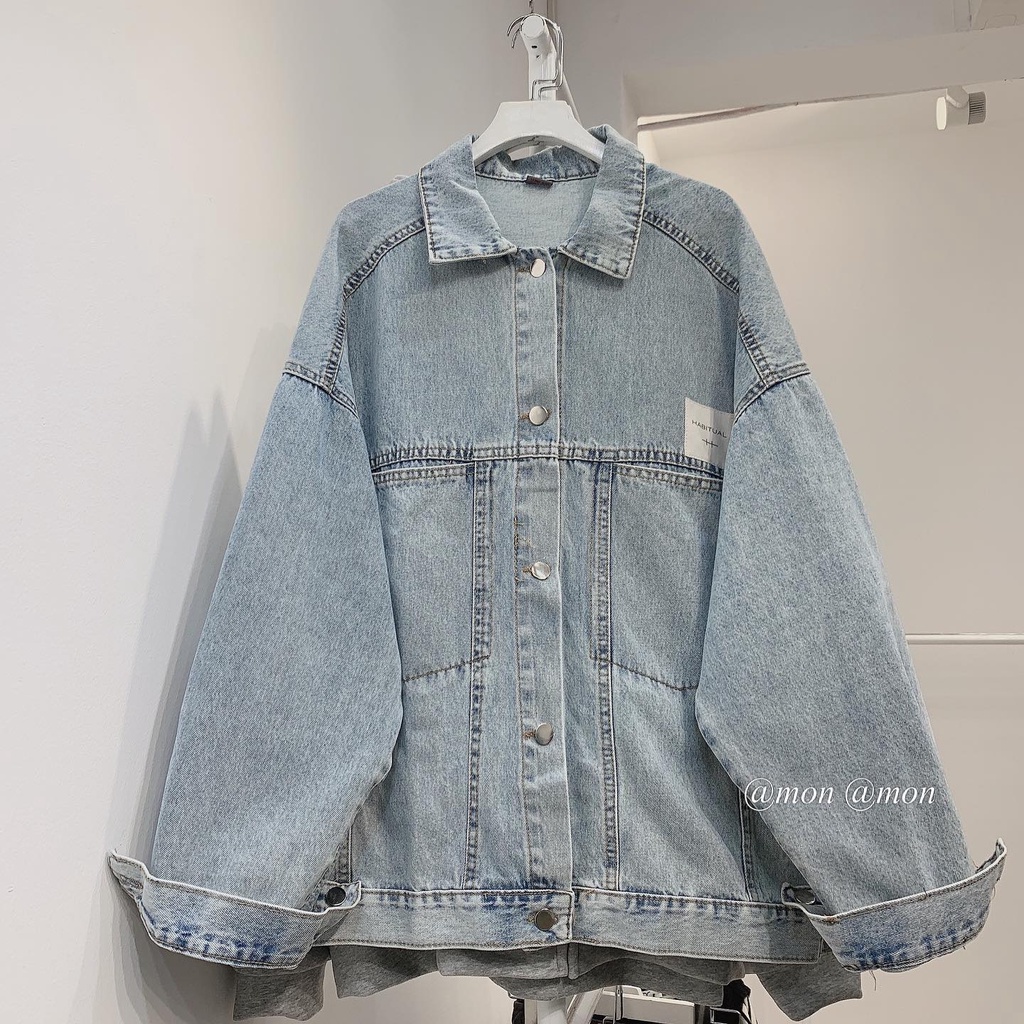 210684 Áo khoác jeans nữ - áo bò nữ ulzzang chất bò mềm freesize thời trang ulzzang