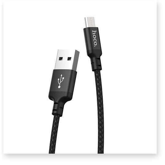 Cáp Sạc Cổng Micro Dây Dù Hoco X14 2M Siêu Bền 2 Đầu Cáp Được Bọc Nhôm Nguyên Khối - MrPhukien