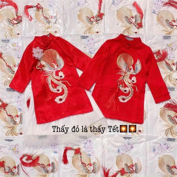 Set áo dài bé trai- bé giá 3011AD