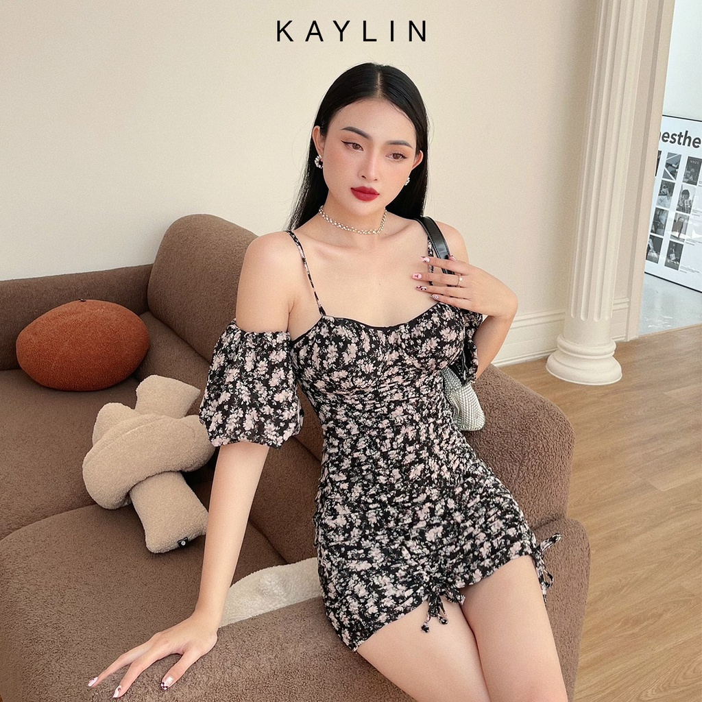 Đầm hai dây kiểu rớt vai KAYLIN - N1552