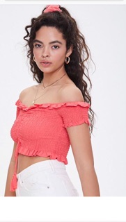🔆🔆 ÁO CROPTOP SMOCKING  F21
