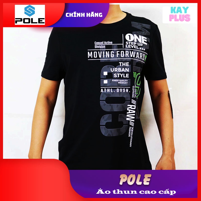 Áo thun Nam &amp; Nữ cổ tròn POLE - Streetwear 06