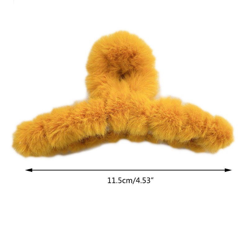 Kẹp Tóc Đuôi Ngựa Bằng Lông Nhung Chống Trượt Chắc Chắn