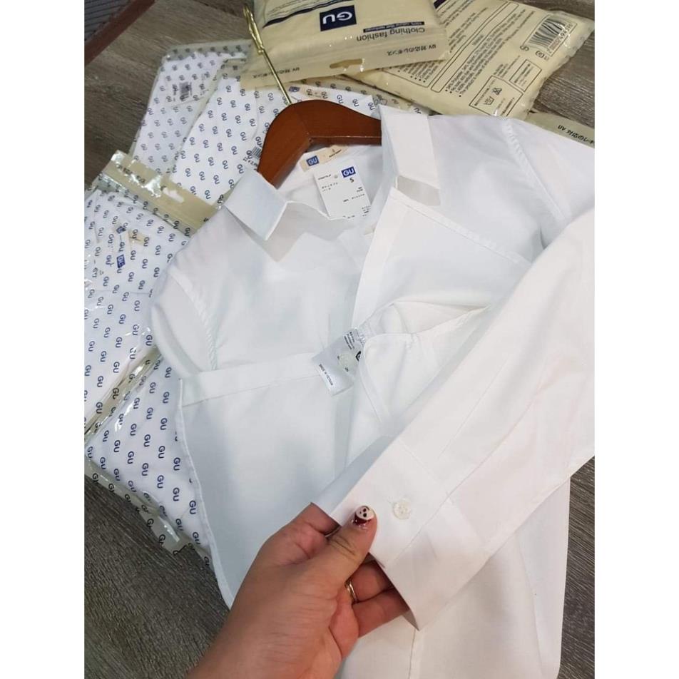 ÁO SƠ MI TRẮNG GU DÀI TAY BASIC