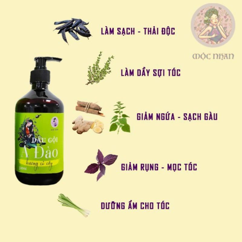 Dầu Gội Ả Đào Mộc Nhan 500ML