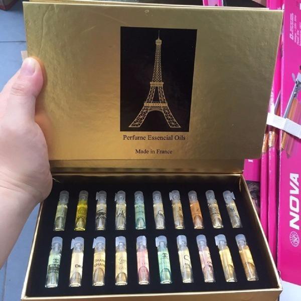 [HÀNG HOT] Set 20 Chai Nước Hoa Chiết 2ml Dùng Thử - Set Tháp Vàng 20 Chai Đủ Loại Mùi Hương | BigBuy360 - bigbuy360.vn