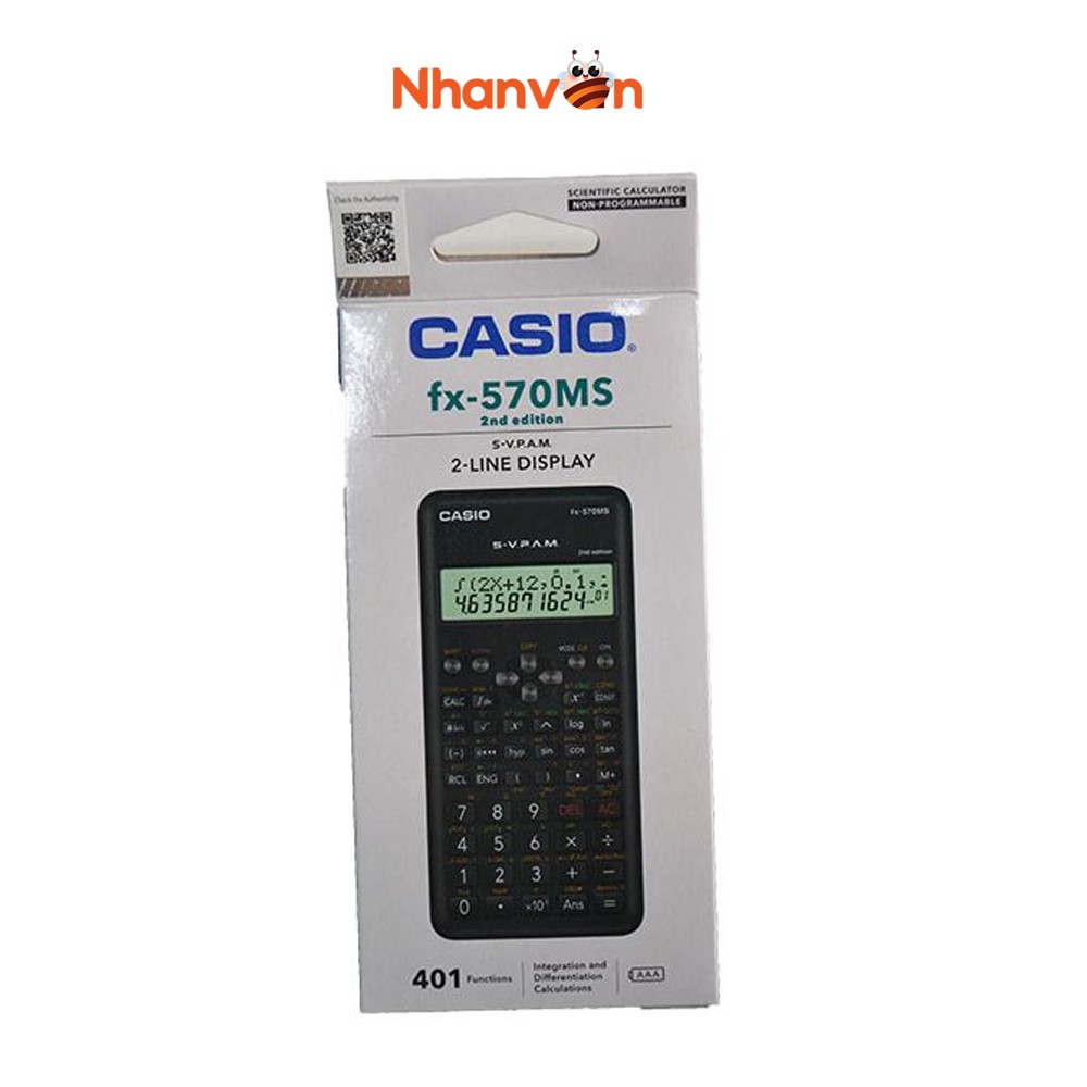 Máy Tính Casio FX-570MS - 2nd Edition