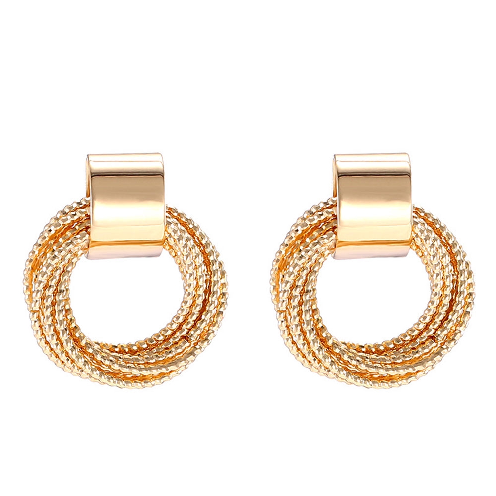 MXGOODS Party Small Women Girl Round Earrings