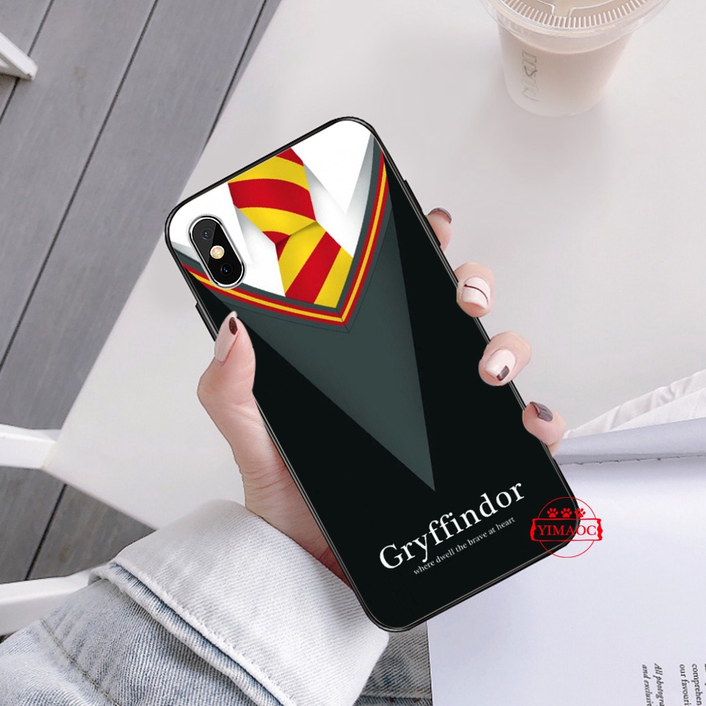 Ốp điện thoại mềm hình Harry Potter Gryffindor cho Iphone XS Max XR X 11 Pro 7 8 6 6S Plus