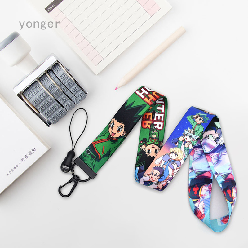 New full-time hunter anime keychain phone lanyard