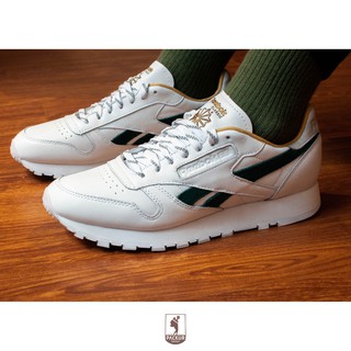 Giày Reebok Classic Leather (Trắng/Xanh Rêu) / FX1715