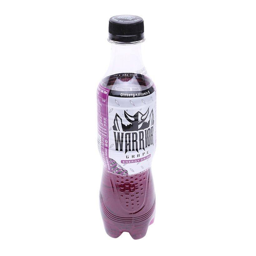 Nước tăng lực Warrior nho đỏ chai 330ml