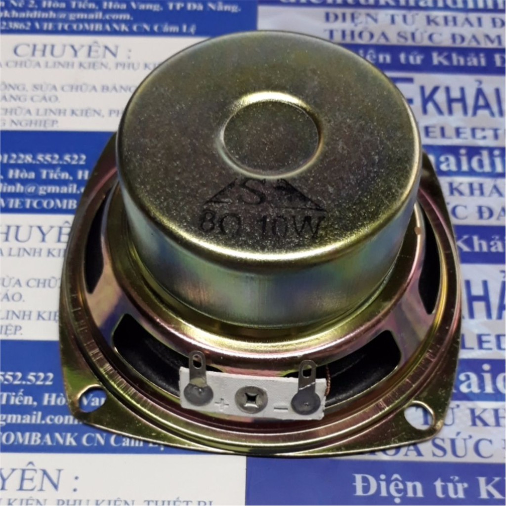 loa màng rung, loa rời phi 78mm 3 inches 8OHM 10W kde4643