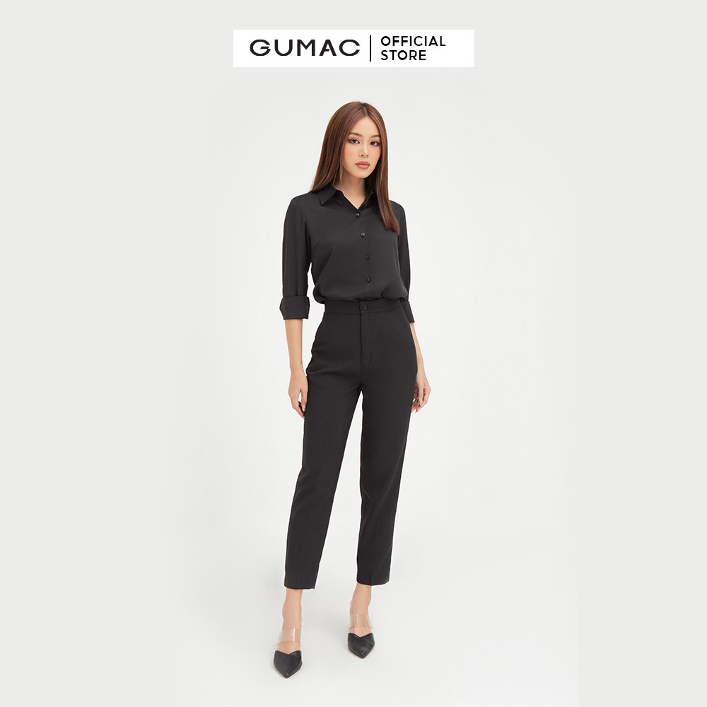 [Mã WABRGU72 giảm 10% tối đa 50k đơn 250k] Quần tây nữ cơ bản GUMAC đồ công sở thanh lịch QB401 | BigBuy360 - bigbuy360.vn